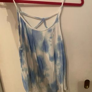 Tye dye strappy tank top